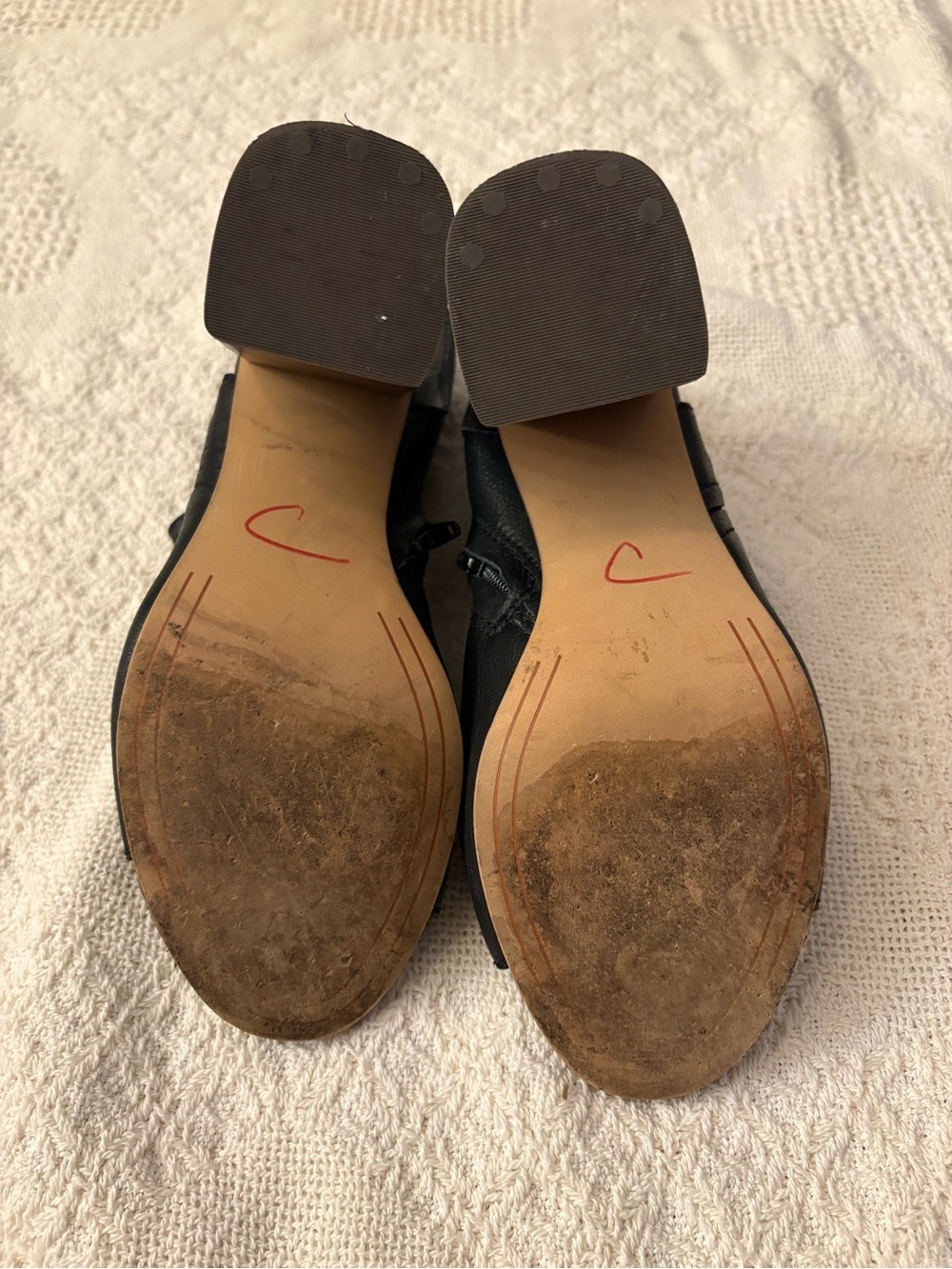 Treasure & Bond Black Peep-Toe Block Heel Sandals - Picture 9 of 12